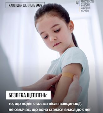 Безпека щеплень та можливі реакції після вакцинації