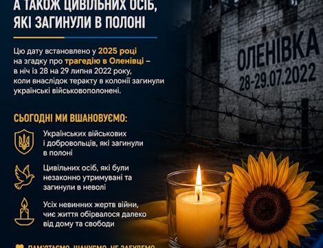 День вшанування пам’яті Захисників і Захисниць України, а також цивільних осіб, які загинули в полоні