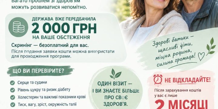 Нічого не болить? саме час перевіритися